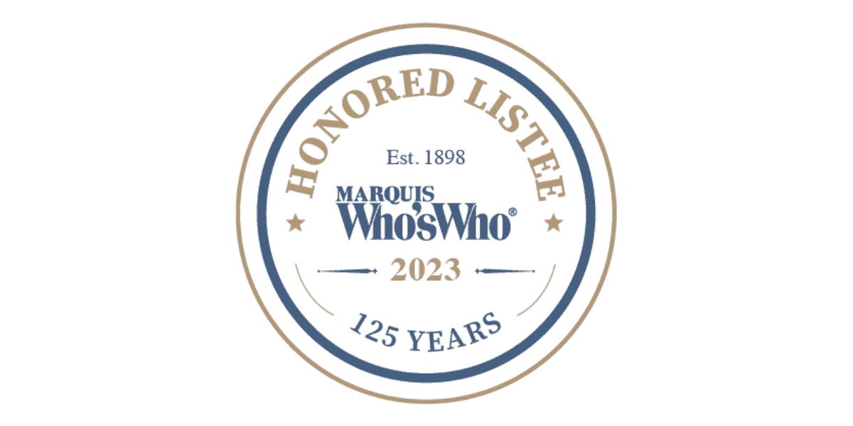 Who's Who 2023 Honored Listee Badge
