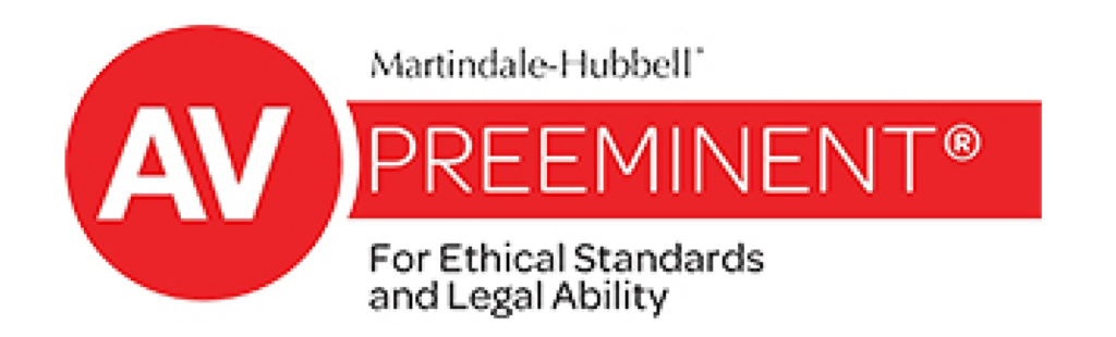 AV Preeminent - For Ethical Standards and Legal Ability Badge