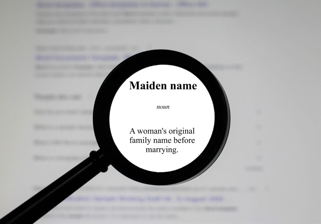 Maiden Name in Utah